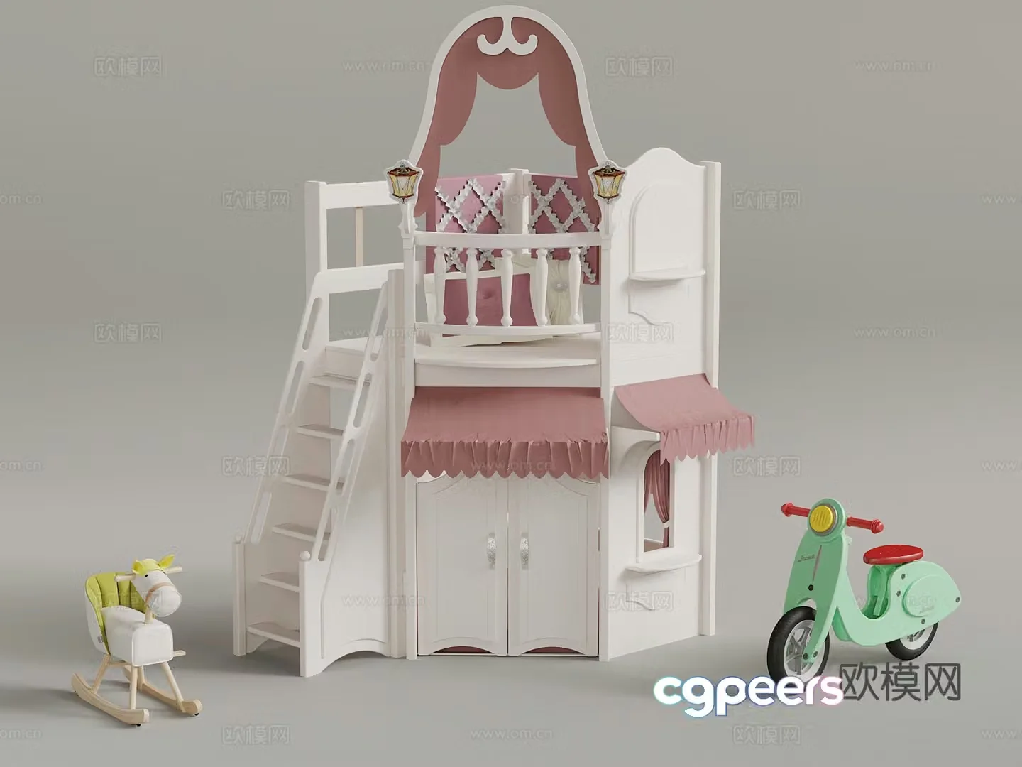 Modern children’s toys children’s ornaments 3d model