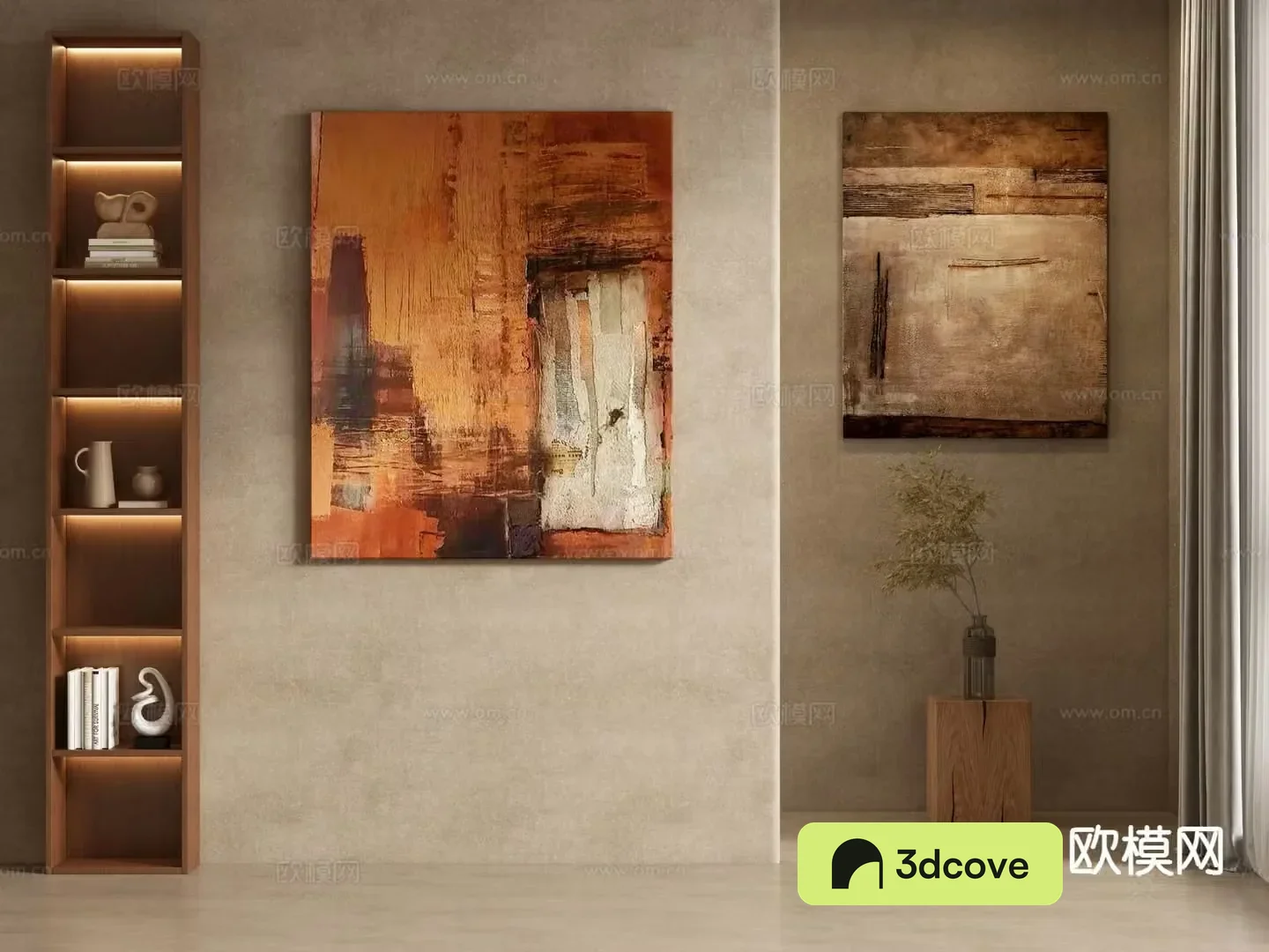 Medieval style art painting texture painting decorative painting