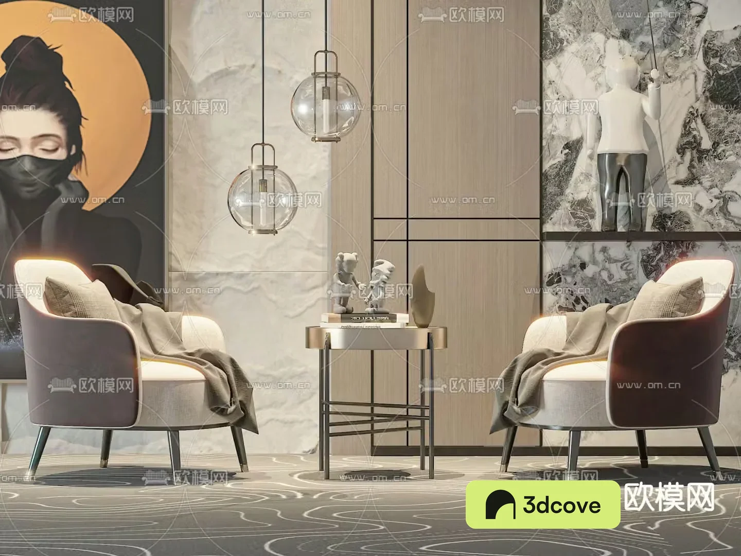 Modern sofa chair leisure chair