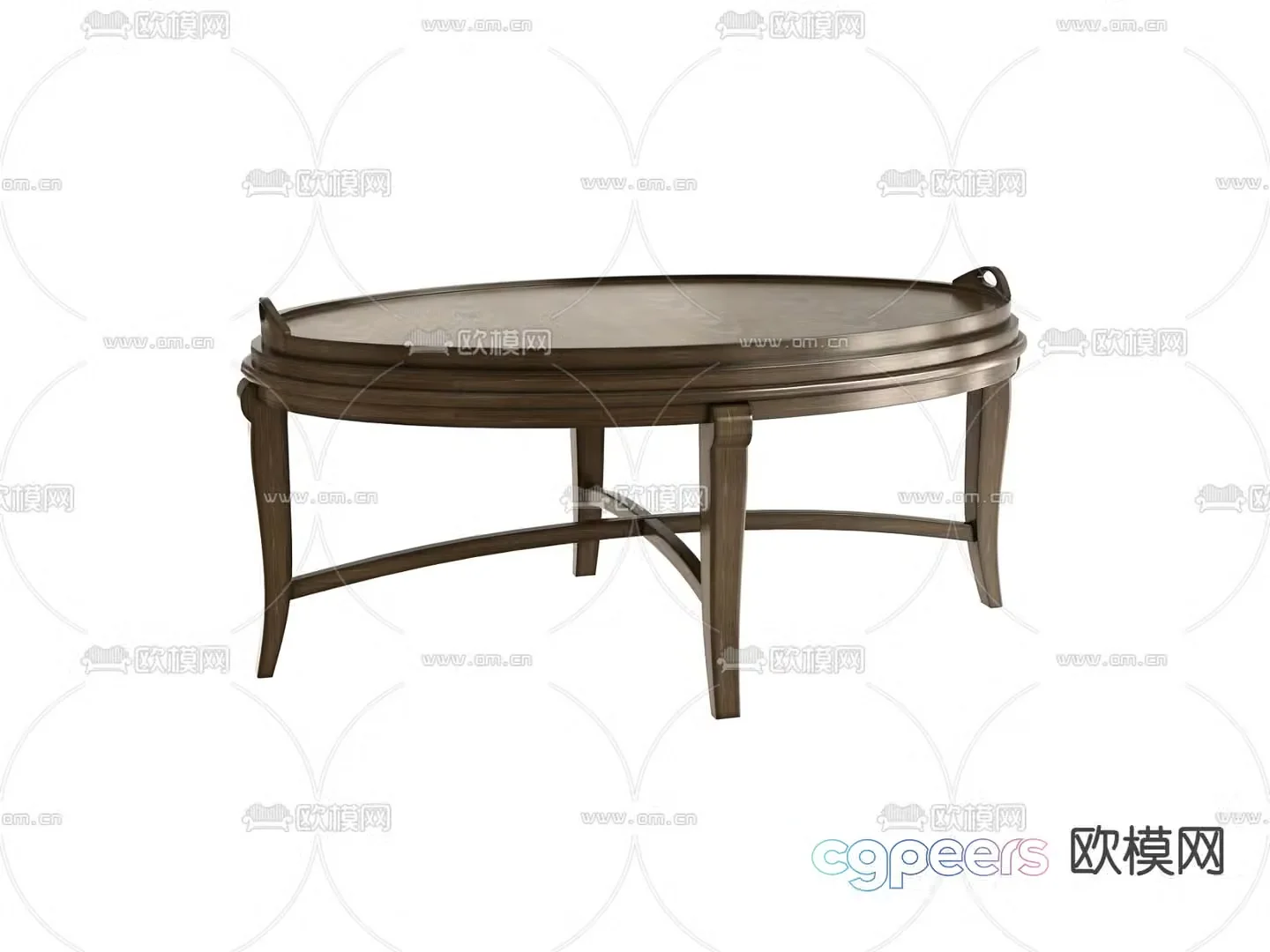 American coffee table 3d model