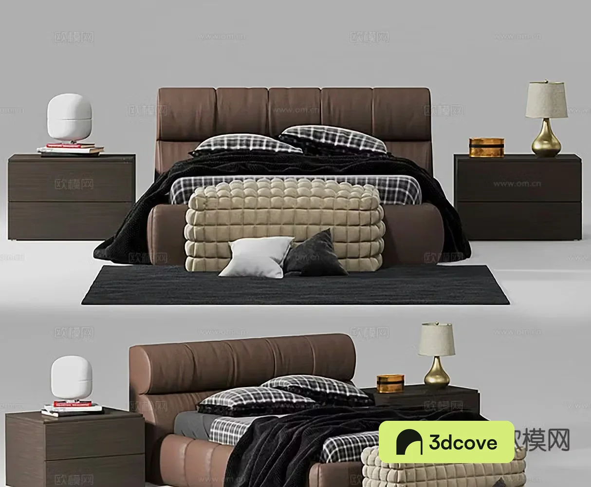 Italian double bed