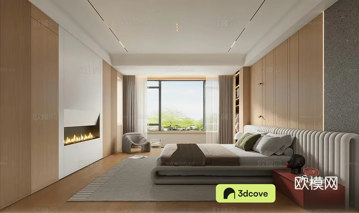 Modern bedroom