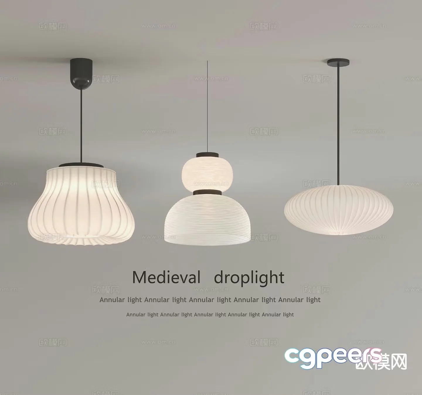 French chandelier dining room chandelier bedroom chandelier special-shaped chandelier 3D model