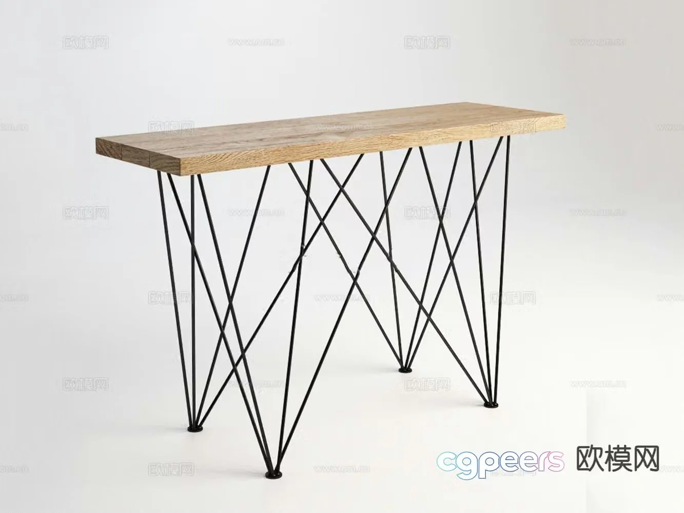 Modern corner table side table table table 3d model