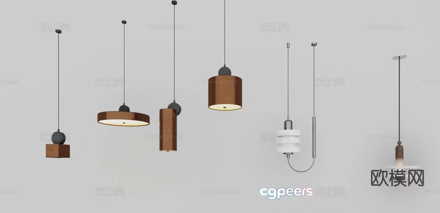 Modern small chandelier Fashion small chandelier 3d model