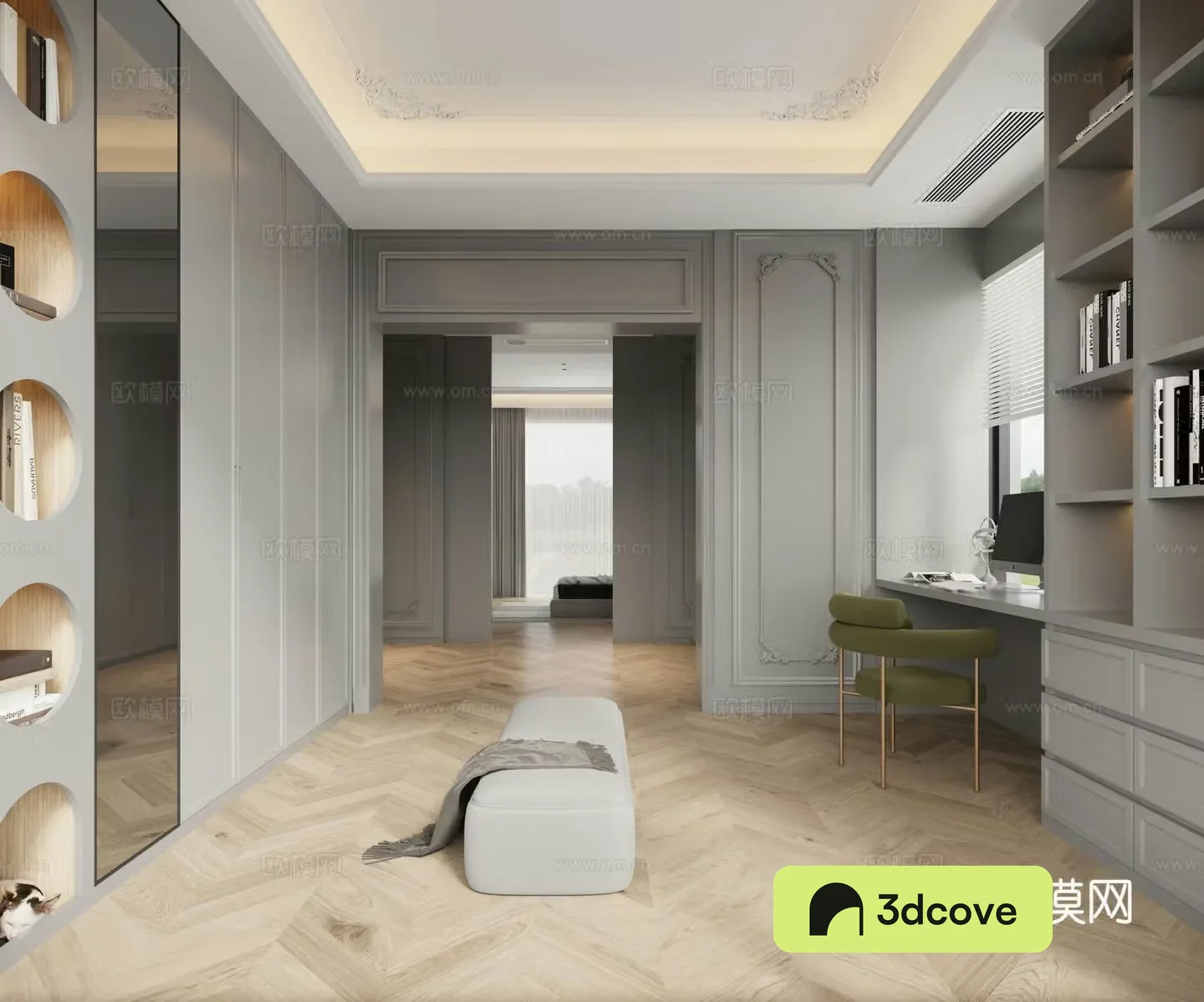 French cloakroom