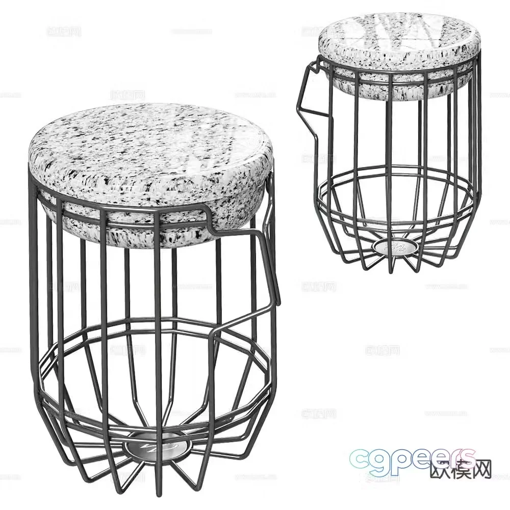Weltevree leisure stool 3d model