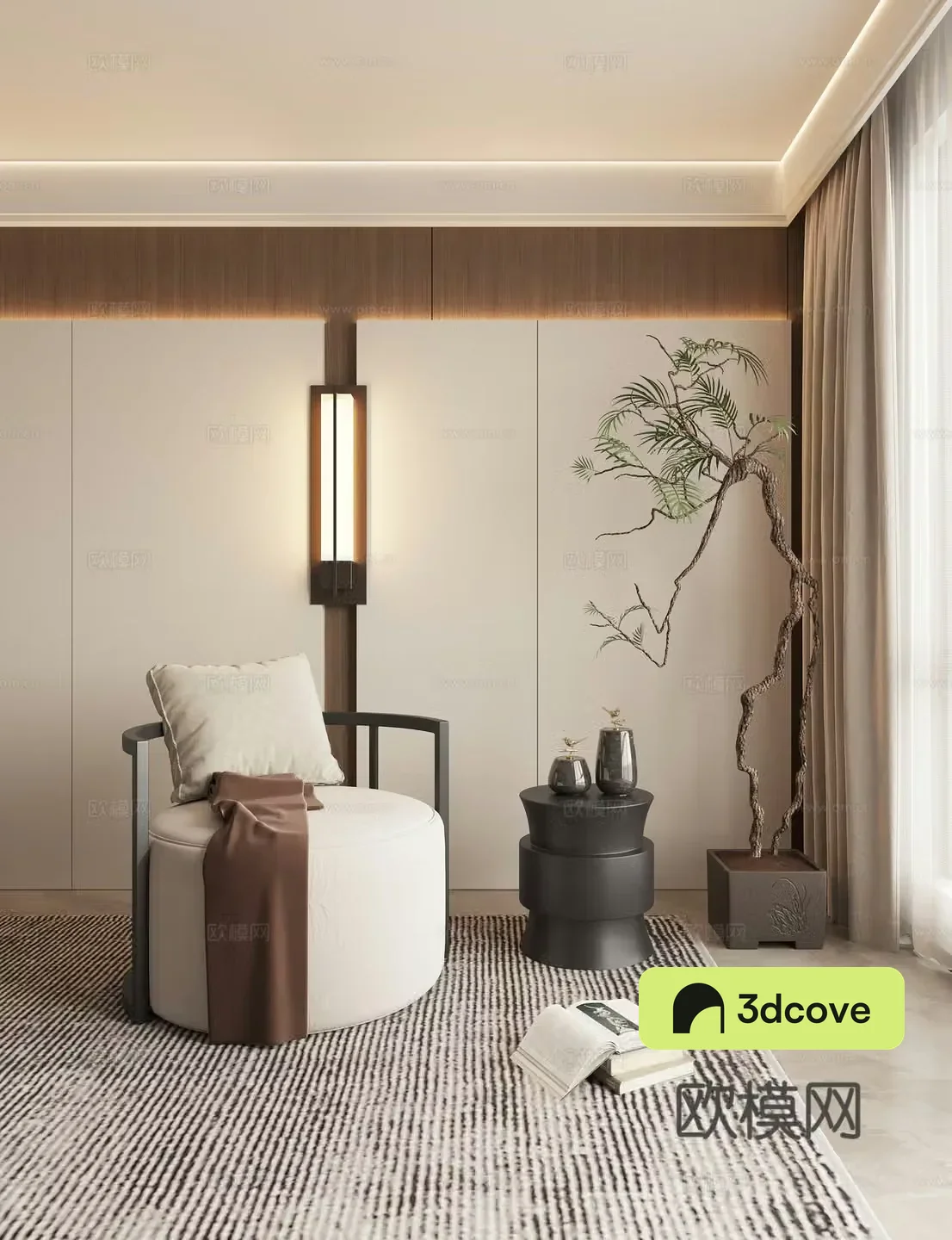 Single chair leisure chair side
