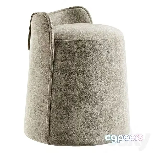 3ds Max Free – Pouf Inmyroom Gray IMR 1786806