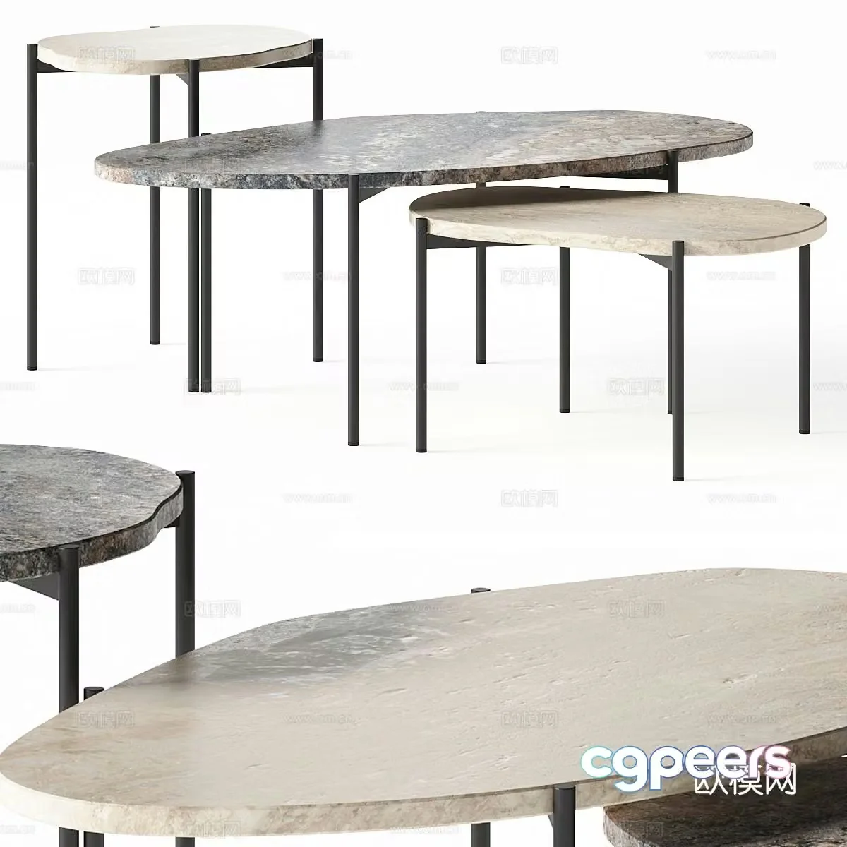 3D model of mother-in-law coffee table