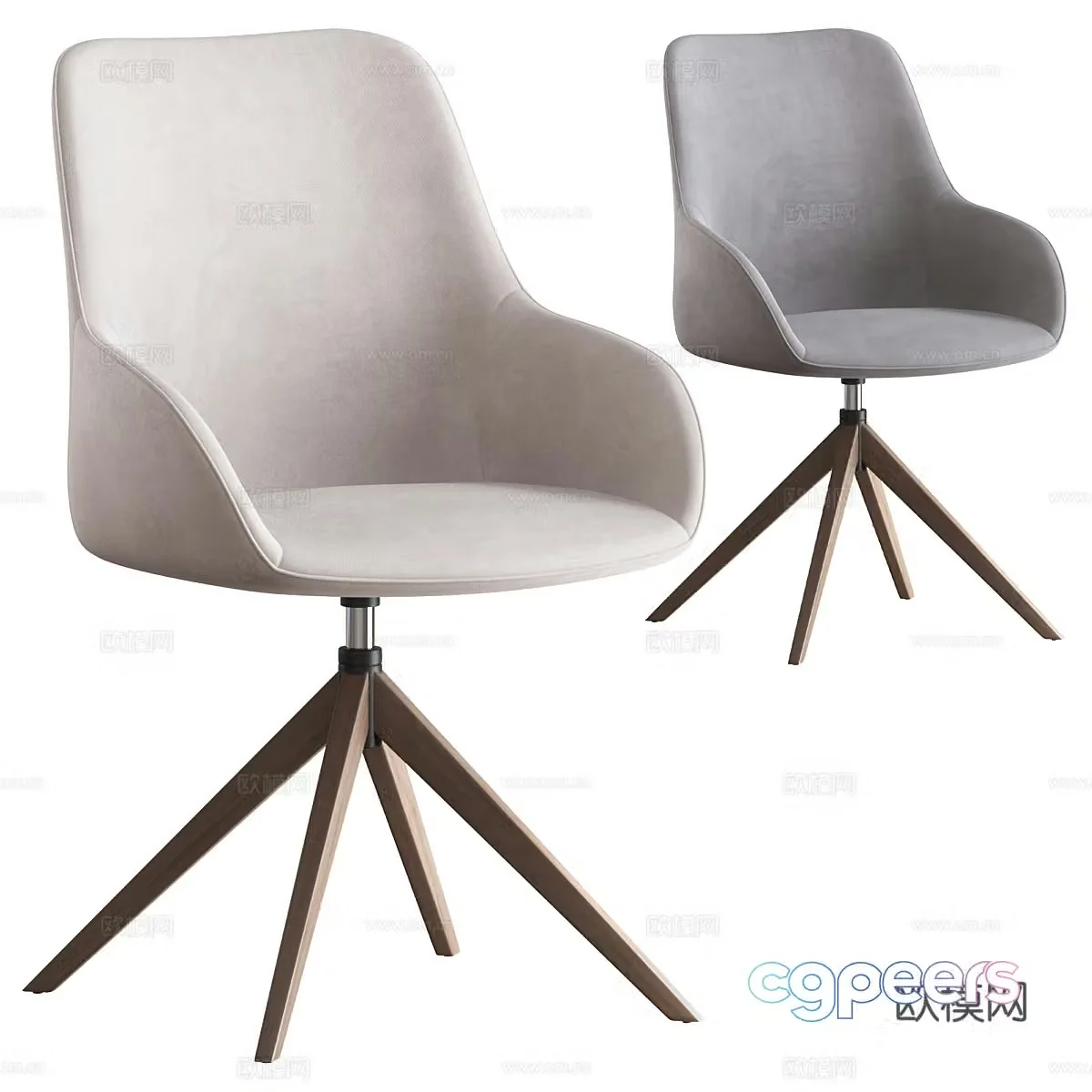 Modern minimalist Sheryl Imodern office chair 3d model