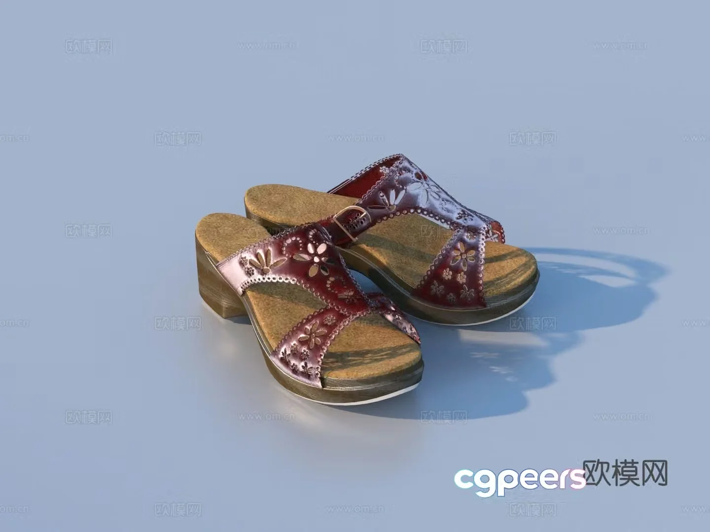 Shoes Sandals Shoes 3d model