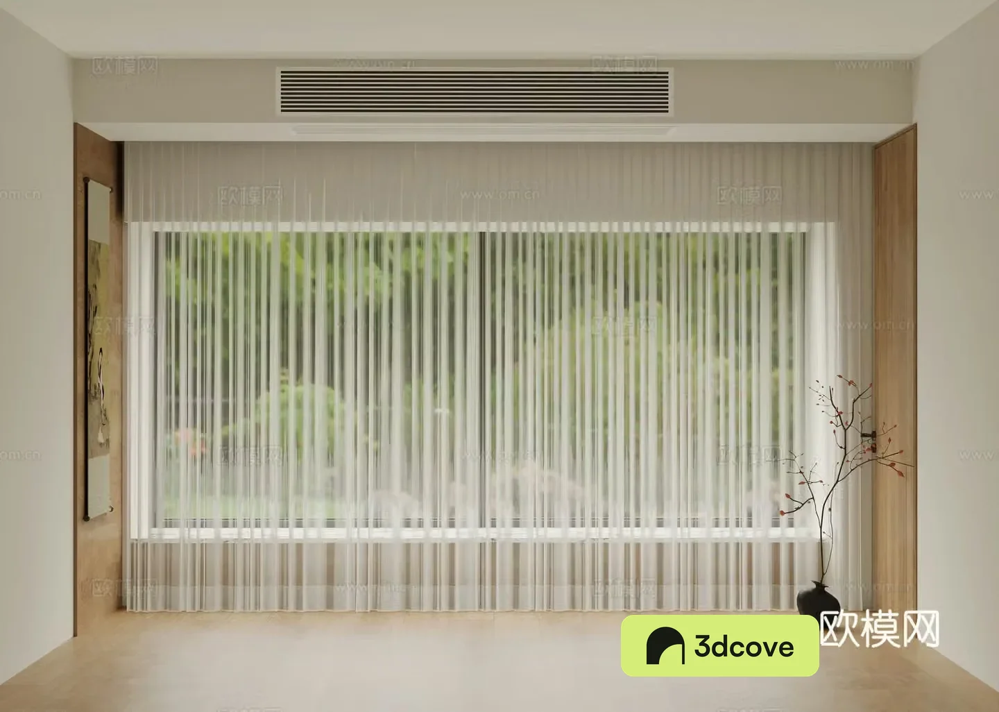 Modern gauze curtain
