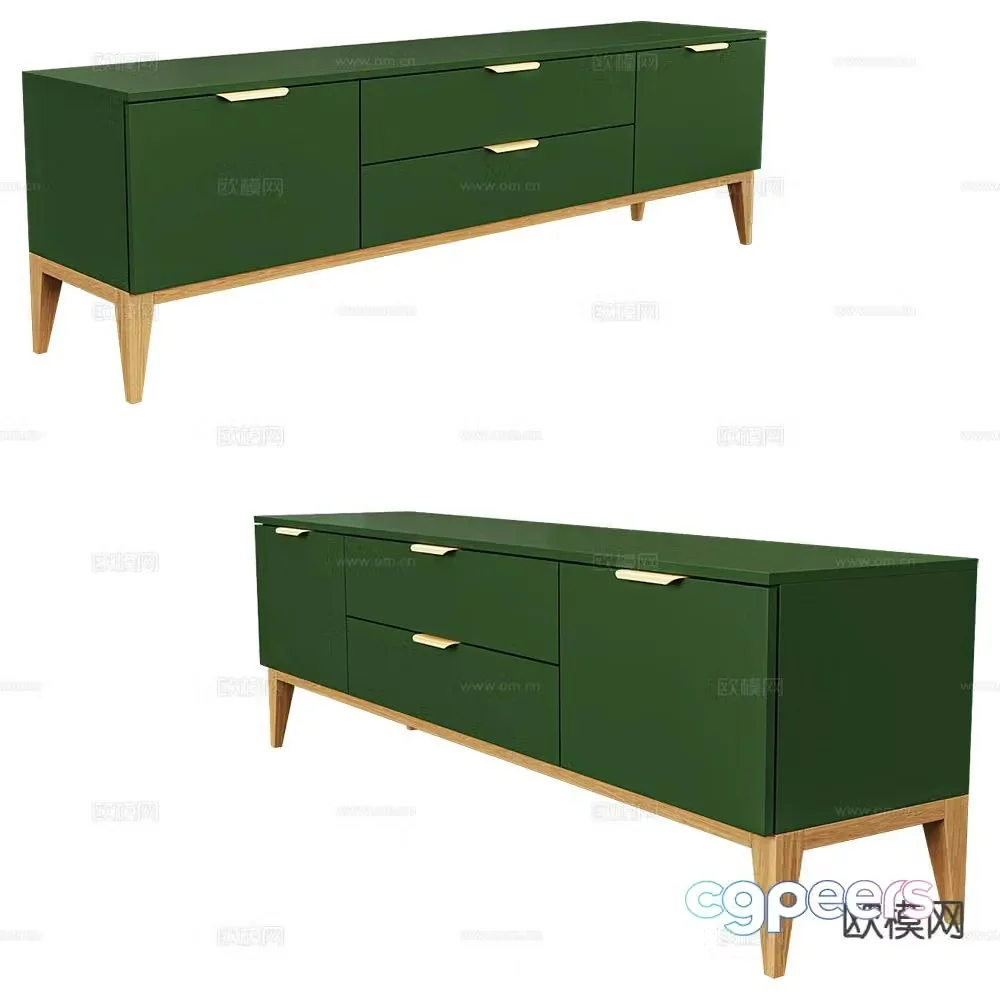 Mister TV cabinet 3d model