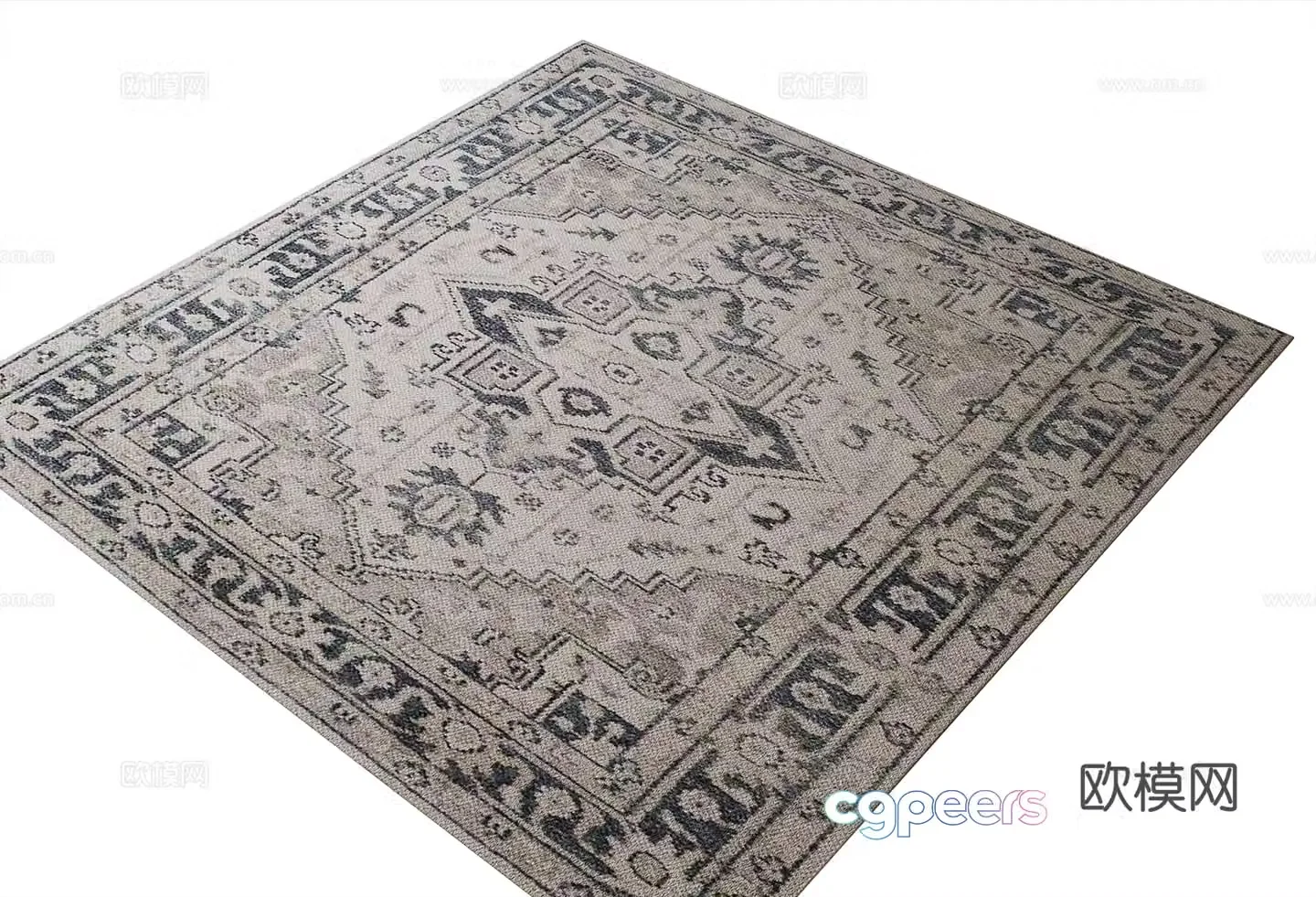 French carpet 3d model