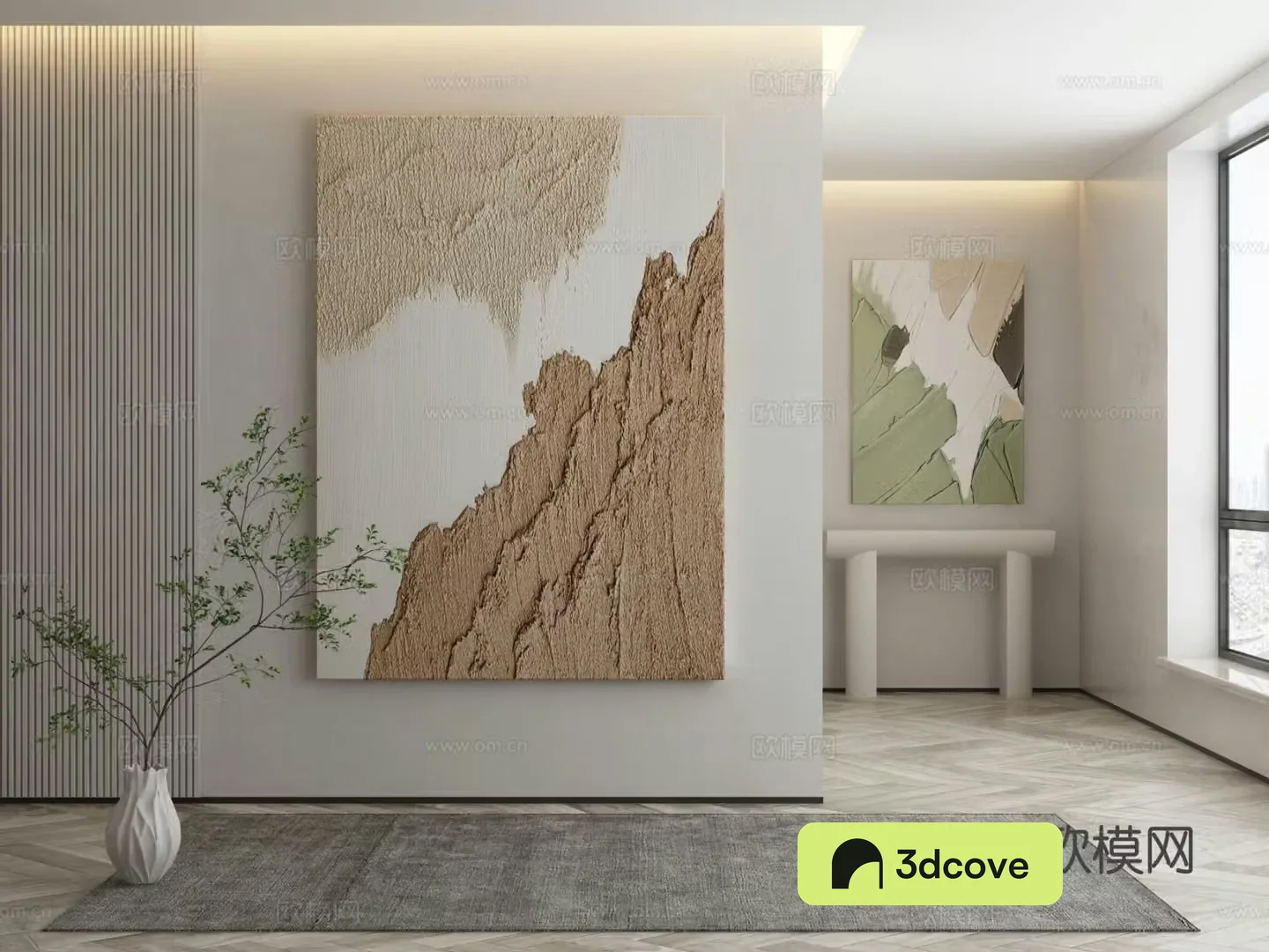 Modern texture painting decorative painting