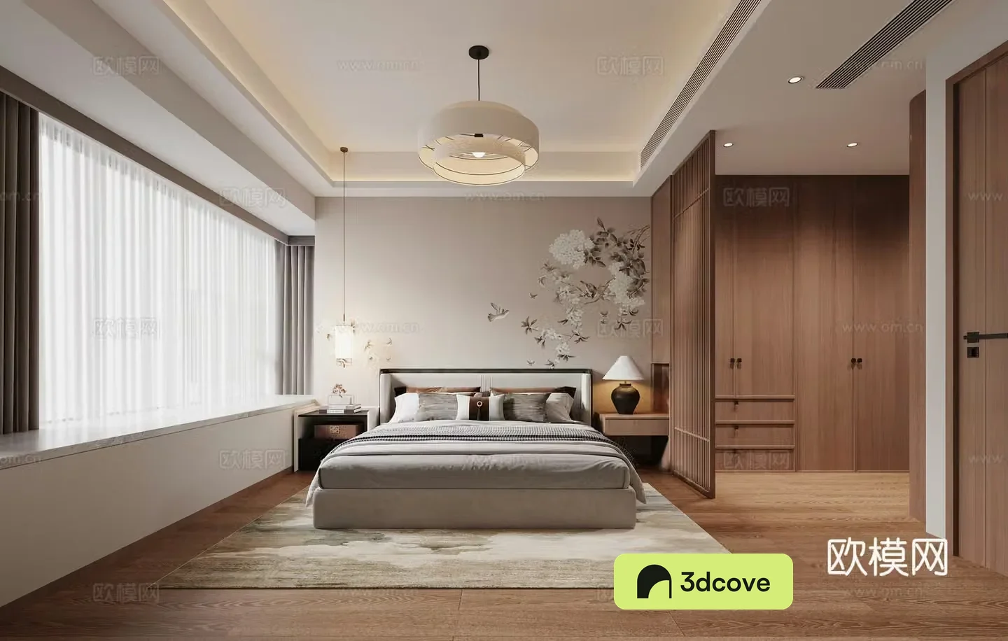 New Chinese bedroom