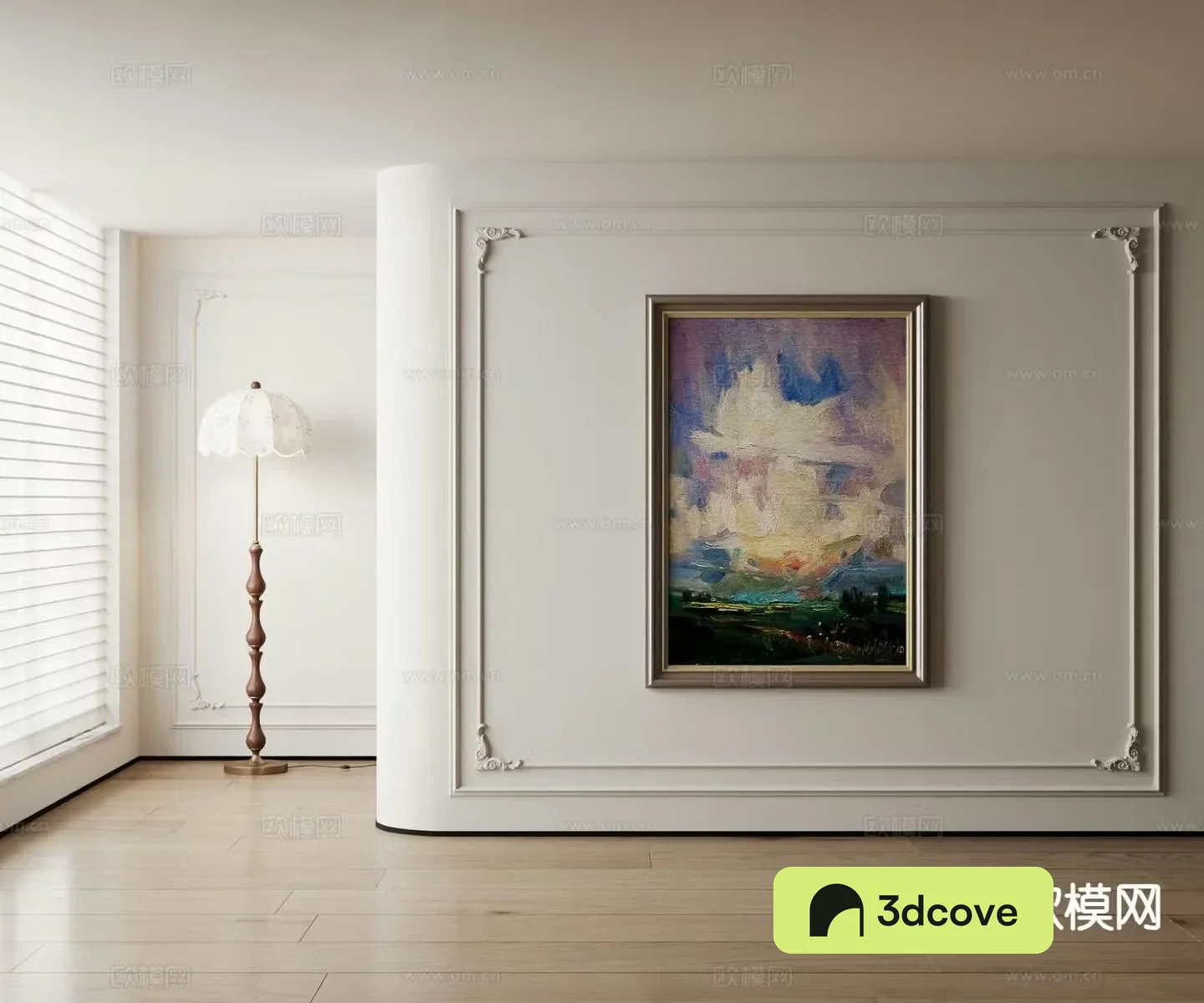 American decorative painting oil painting landscape painting