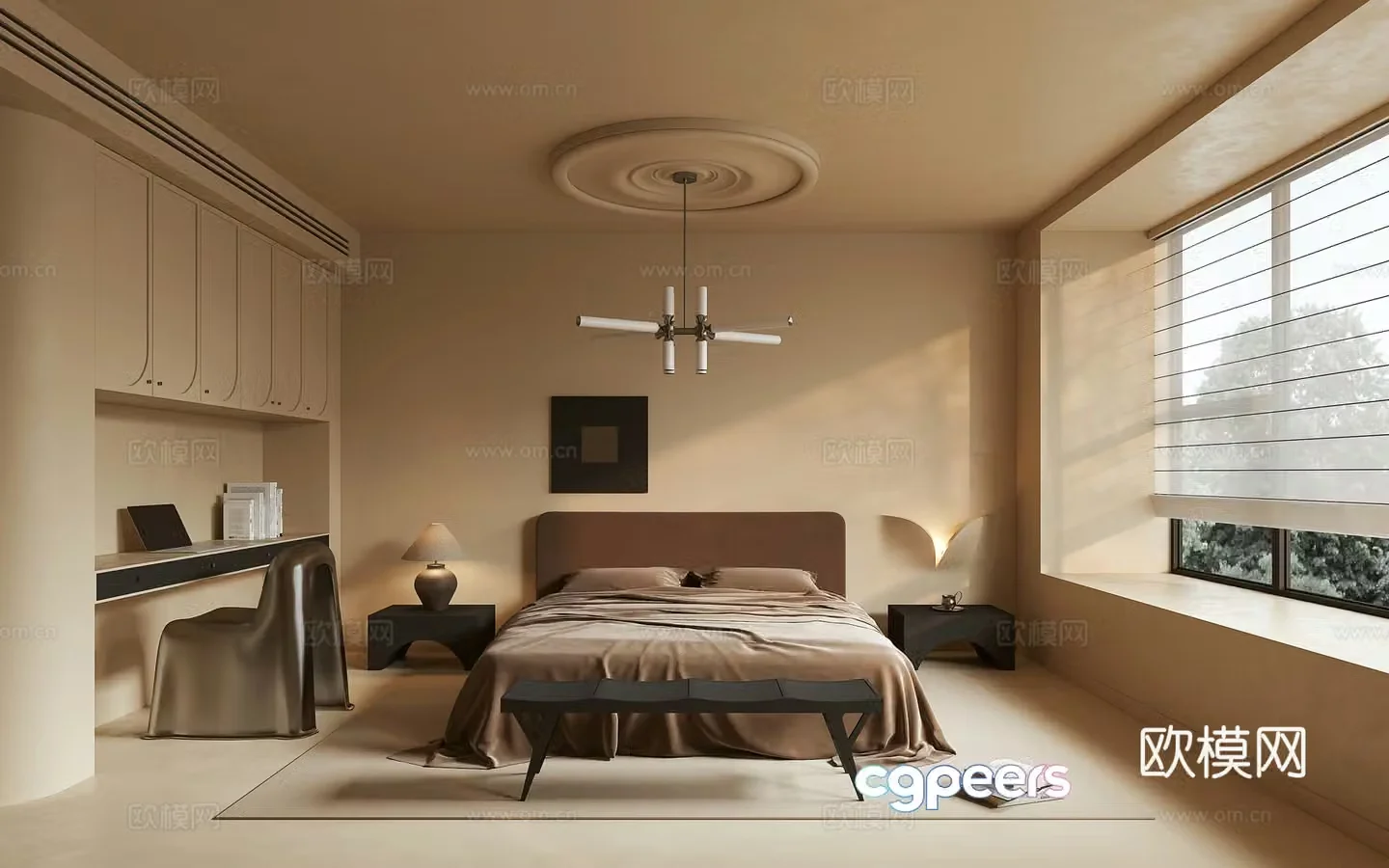 Wasabi bedroom 3d model