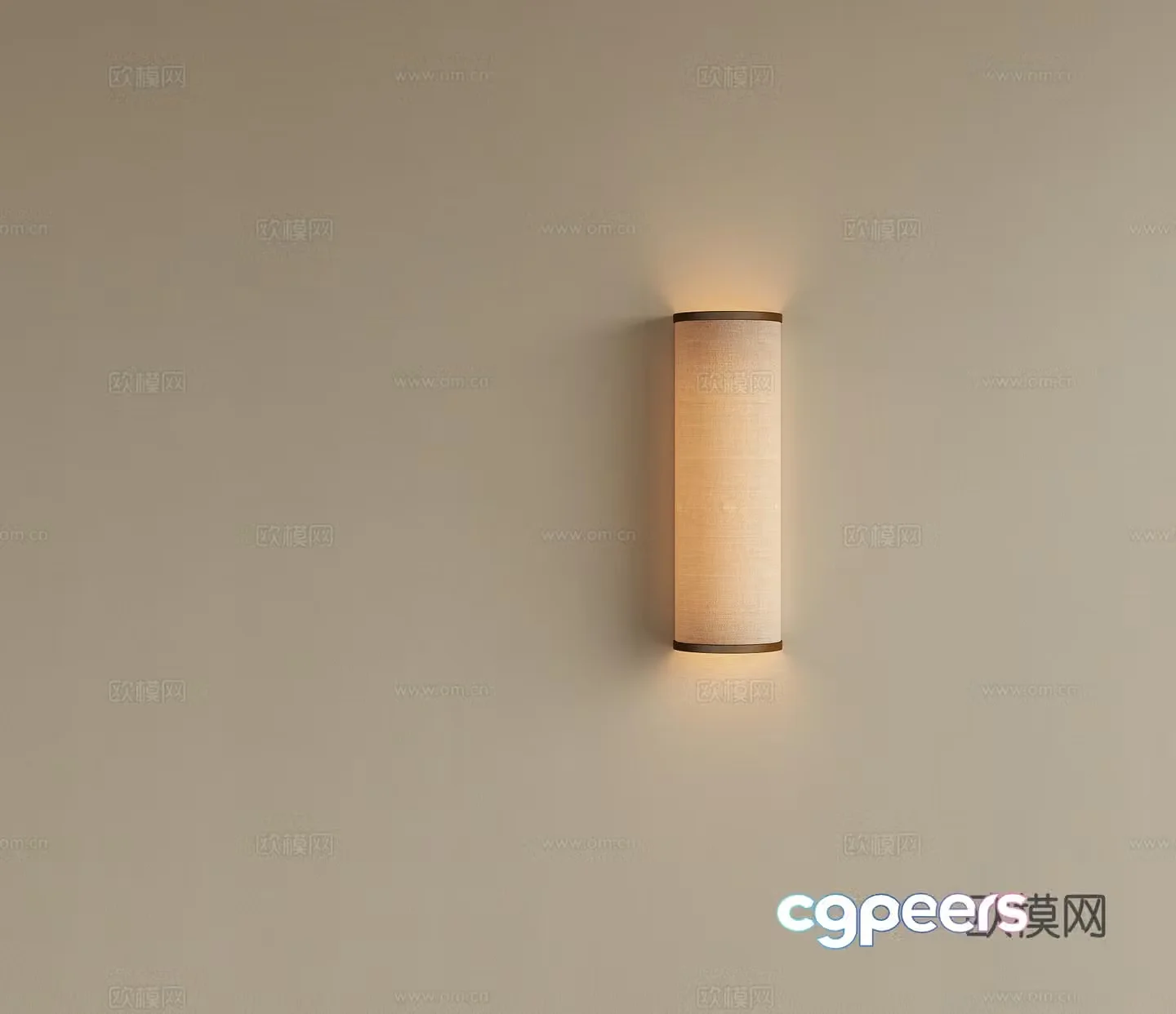 Wasabi wind bedside wall light mirror wall light living room wall light dining room wall light study wall light 3D model