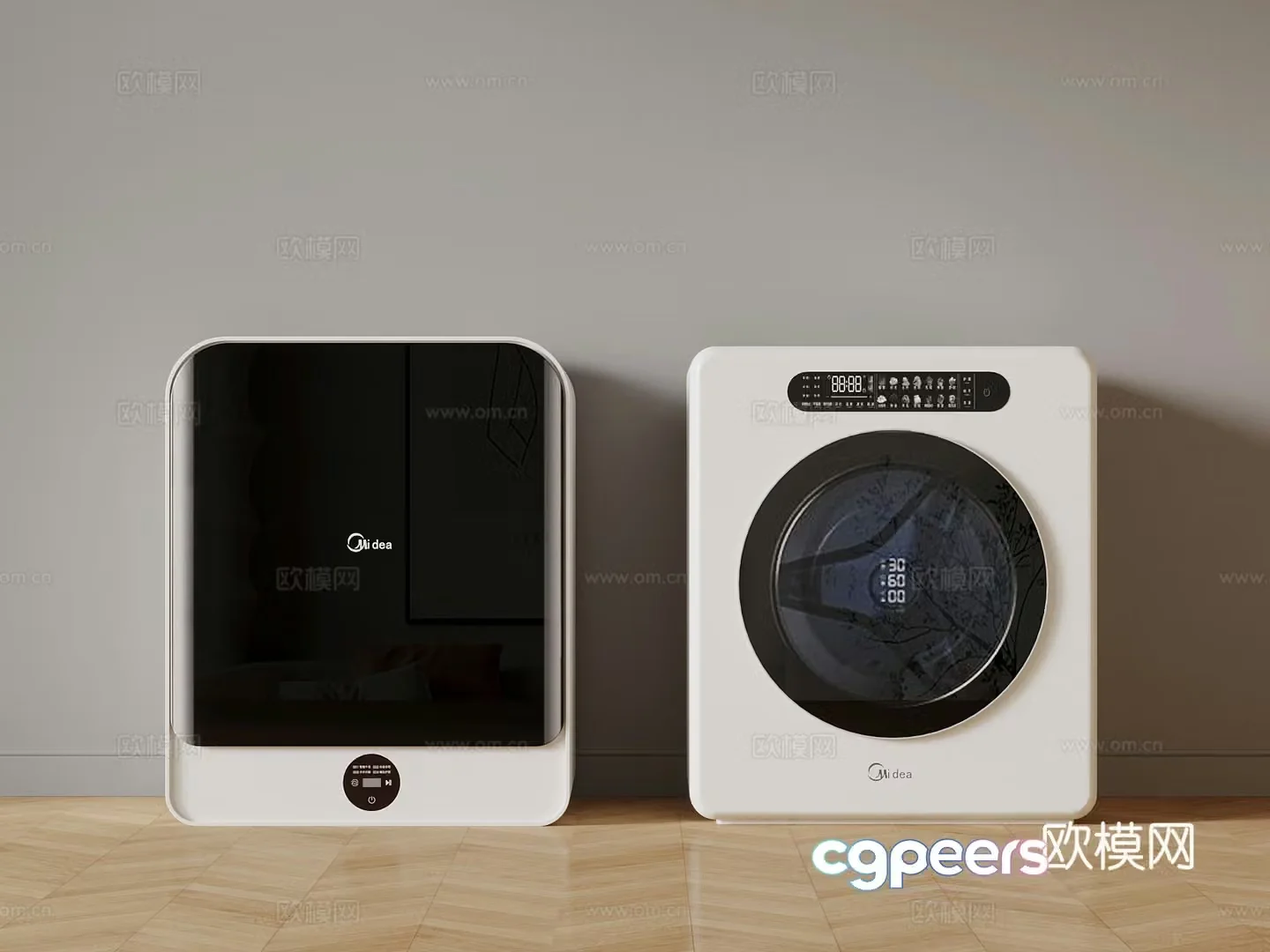 Modern washing machine Mini washing machine 3d model