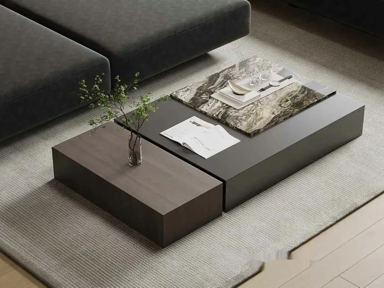 Modern Living Room 3D Model – 2573 – VRAY Render
