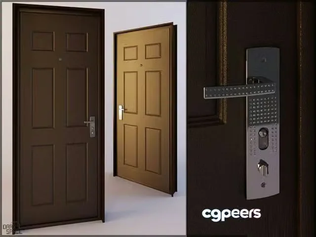 3ds Max Free – Door entrance