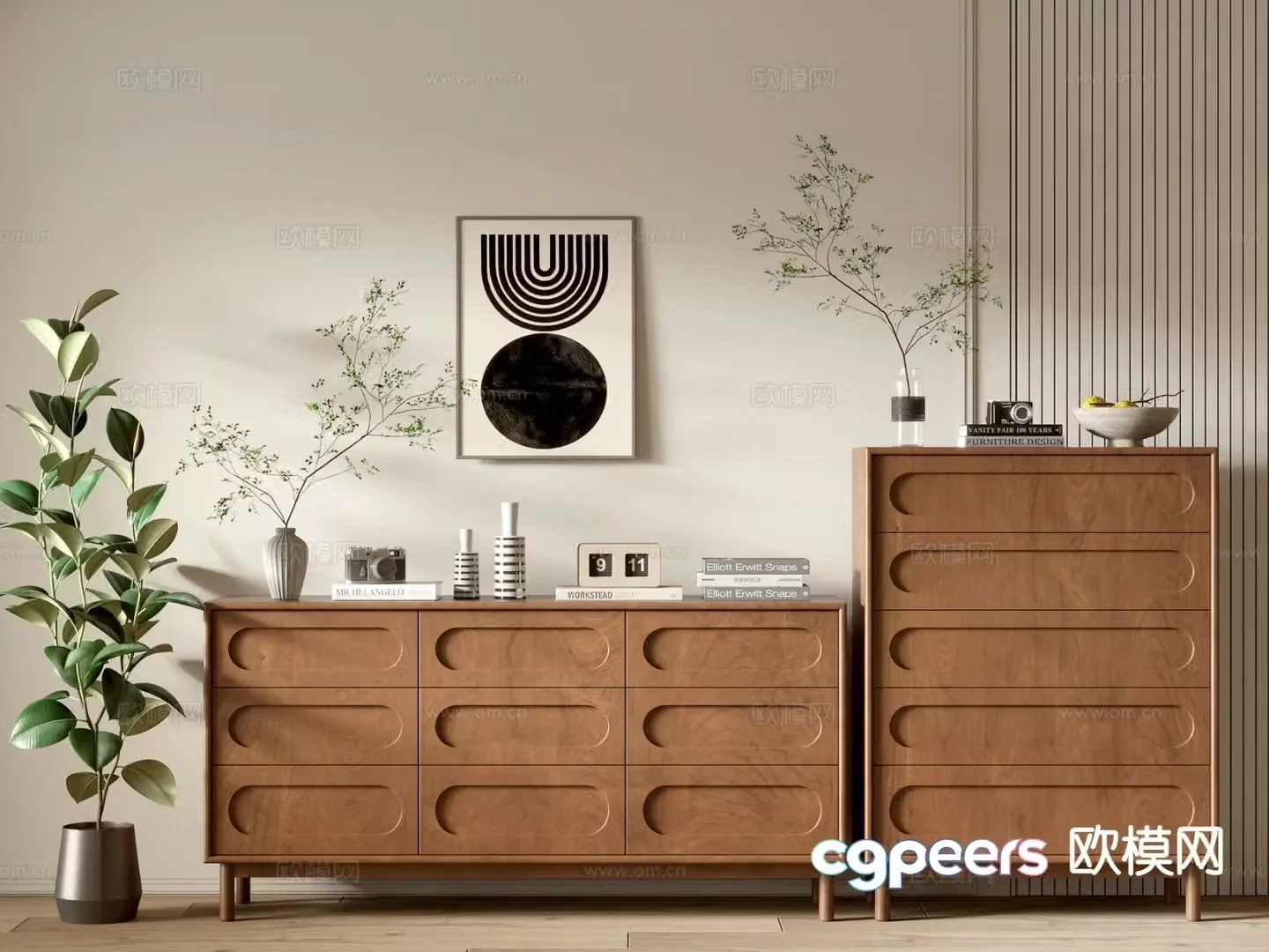 Wasabi side cabinet 3D model