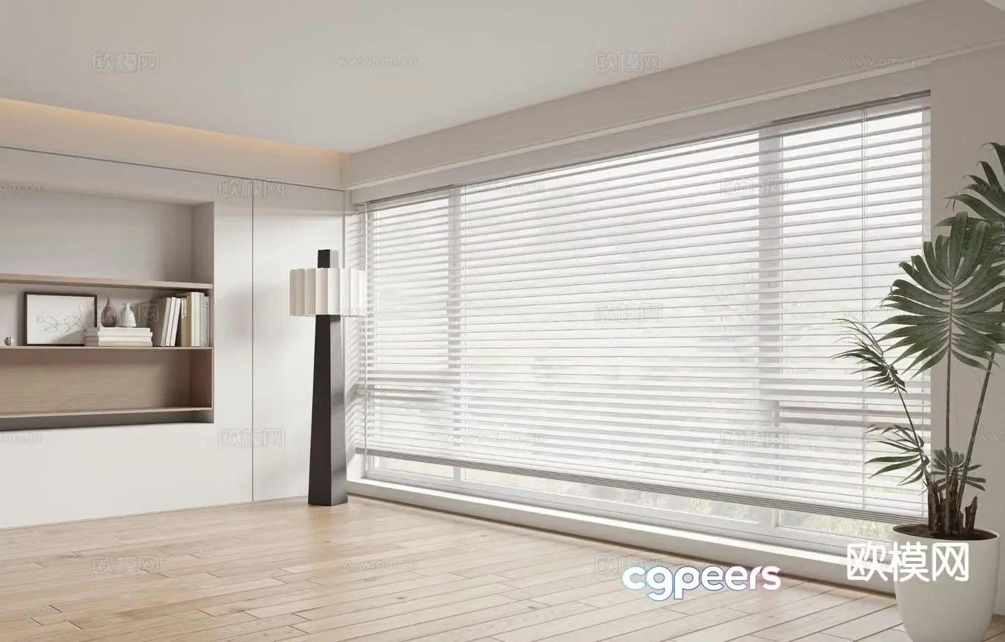 Modern Venetian Blinds 3d model