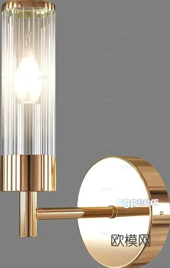 Light luxury wall lamp dining room wall lamp 3d model