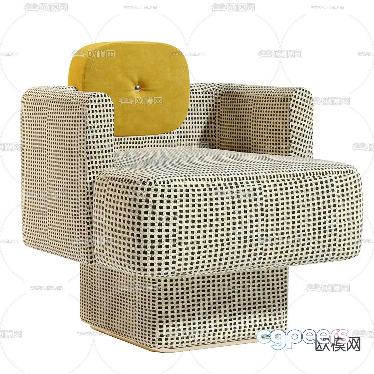 Single chair sofa chair armchair 3d model