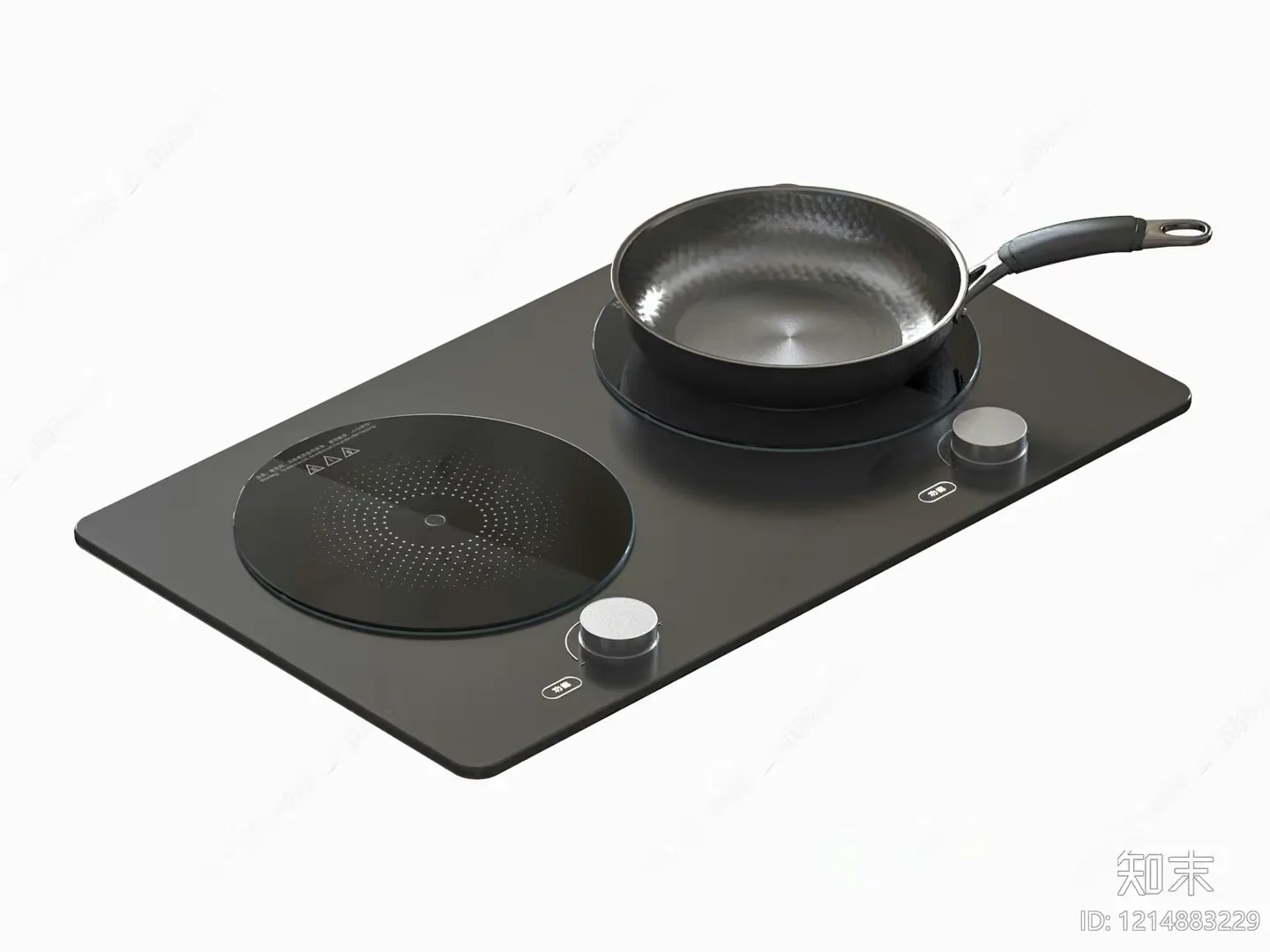 Modern Induction Cooktop 3D Model – 10962 – VRAY Render