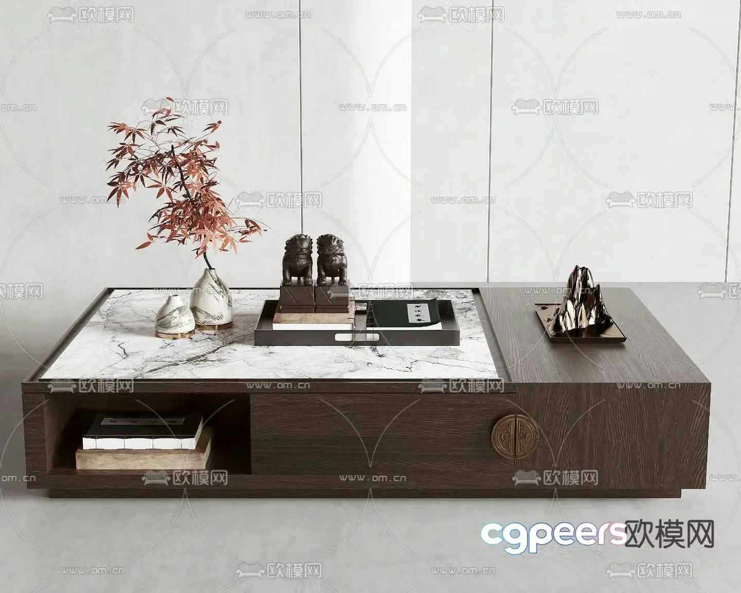 New Chinese coffee table 3d model