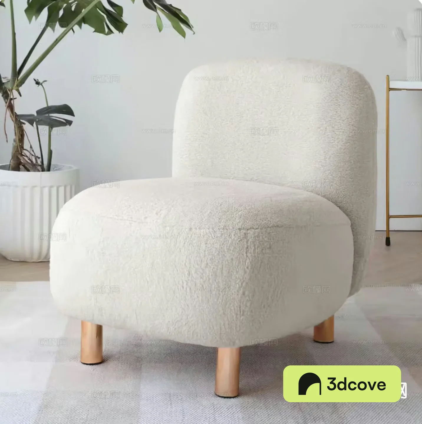 Nordic wool sofa leisure sofa