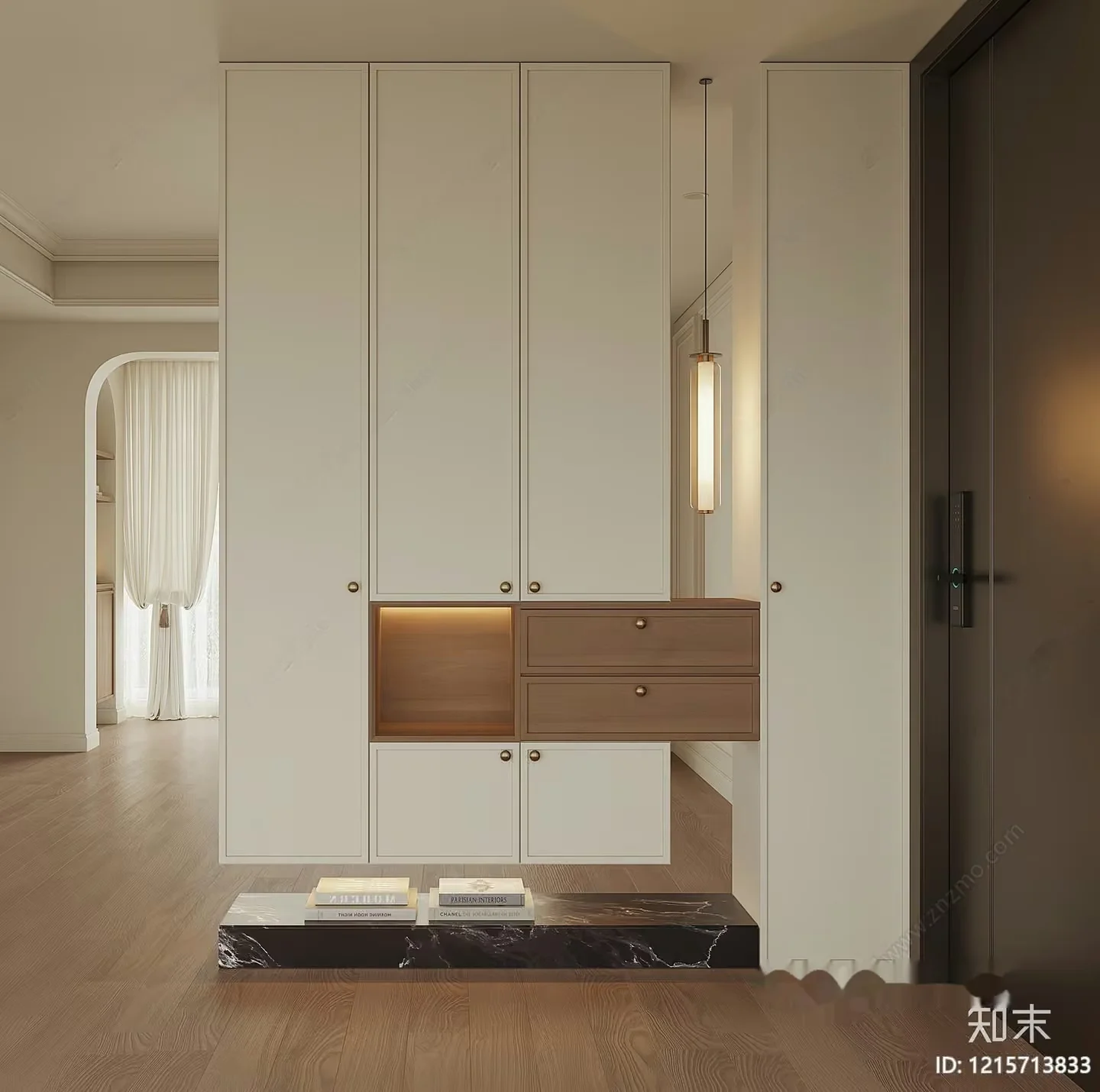 A Modern Cabinet 3D Model – 11689 – VRAY Render