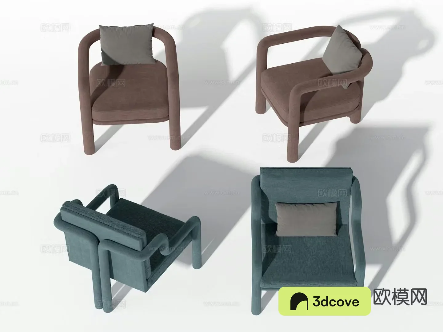 Postmodern armchair lounge chair