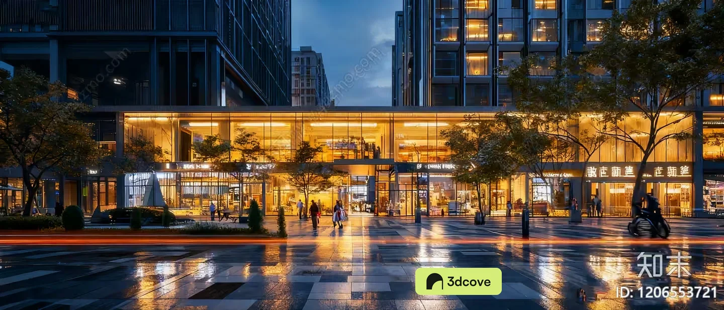 Modern City Street