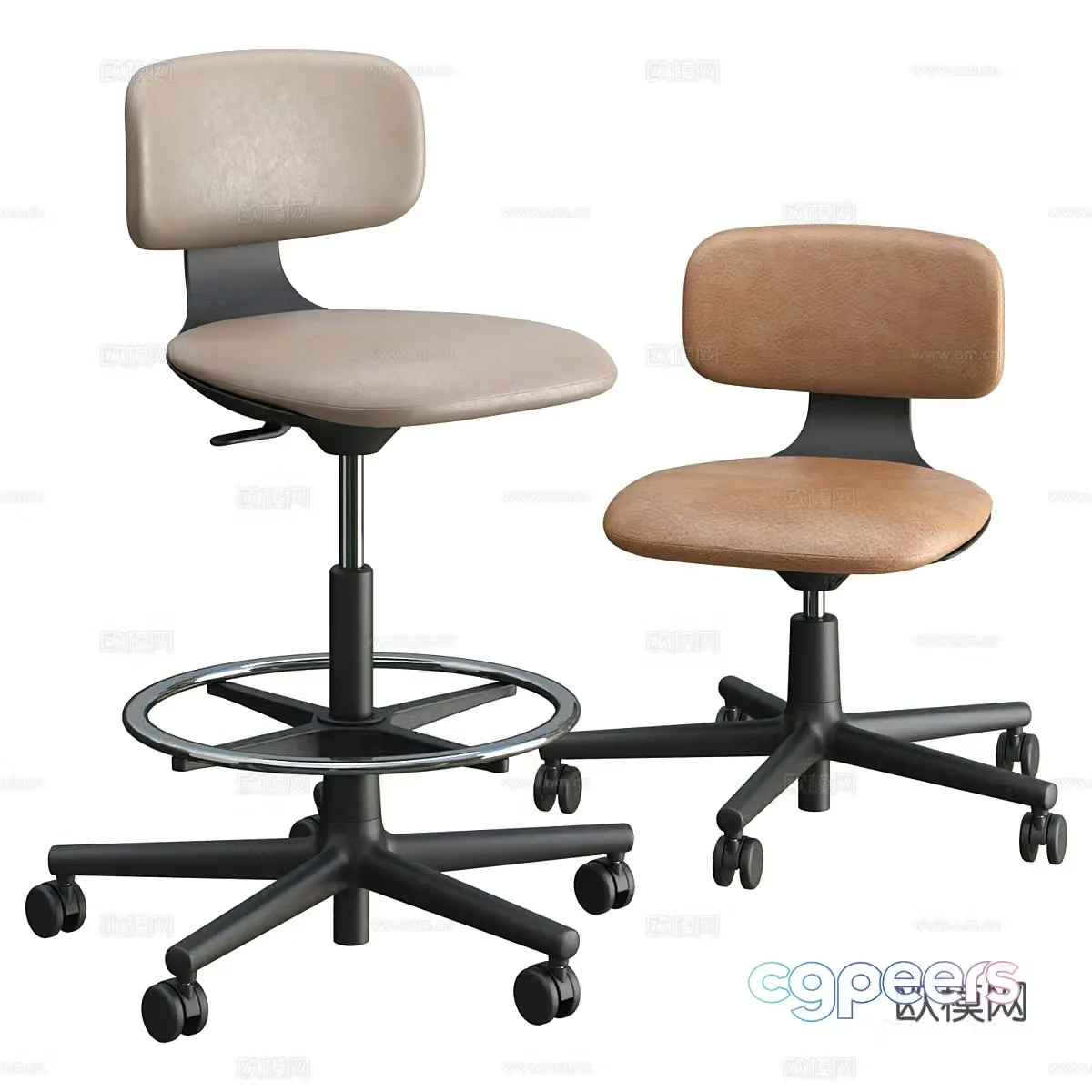 Vitra Rookie office chair lift chair 3d model