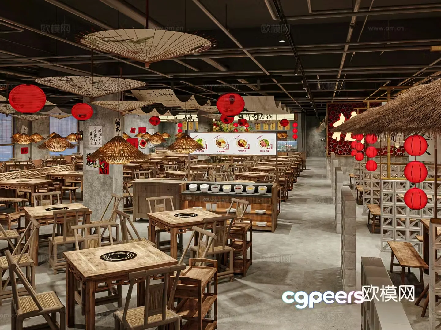 Guizhou Sour Soup Hot Pot Chongqing Old Hot Pot 3D Model