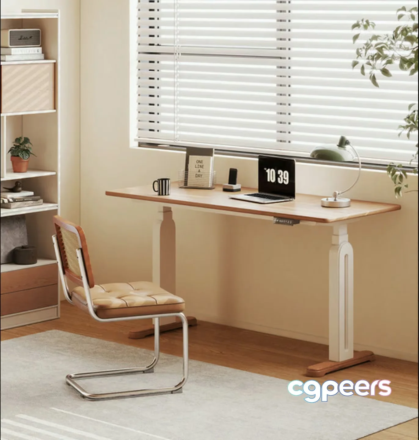 Modern Home Office 3D Model – 9596 – CORONA Render