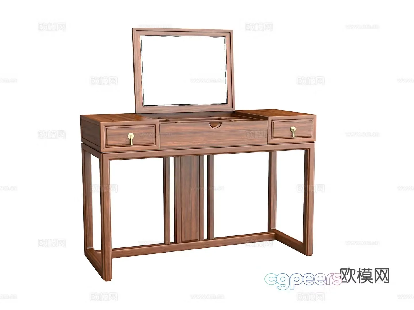 New Chinese dressing table 3D model