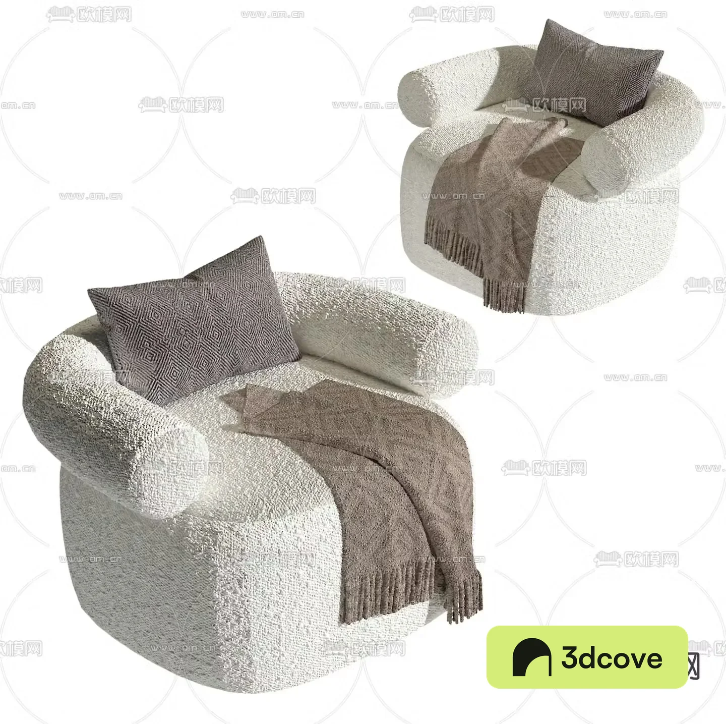 Wabi-sabi sofa single sofa