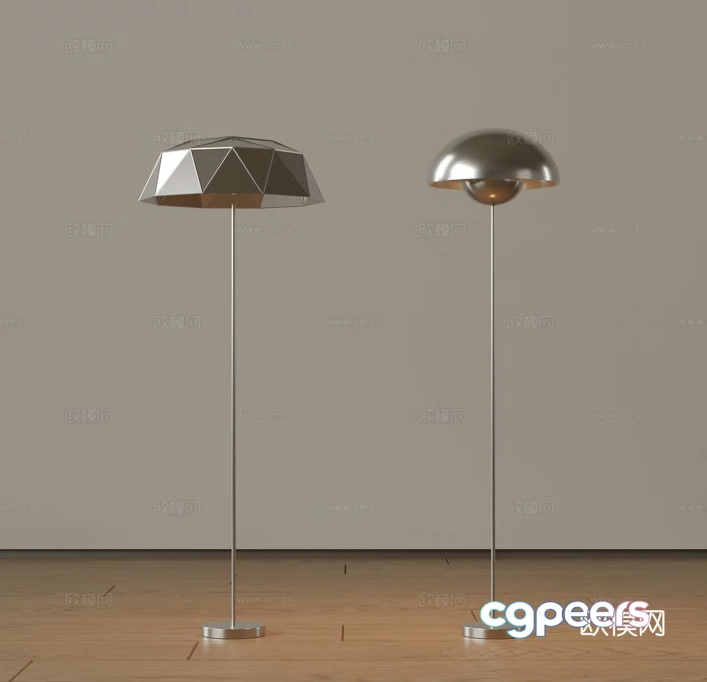 Modern medieval floor lamp Minimalist floor lamp Italian floor lamp Art floor lamp Creamy wind fall 3D model