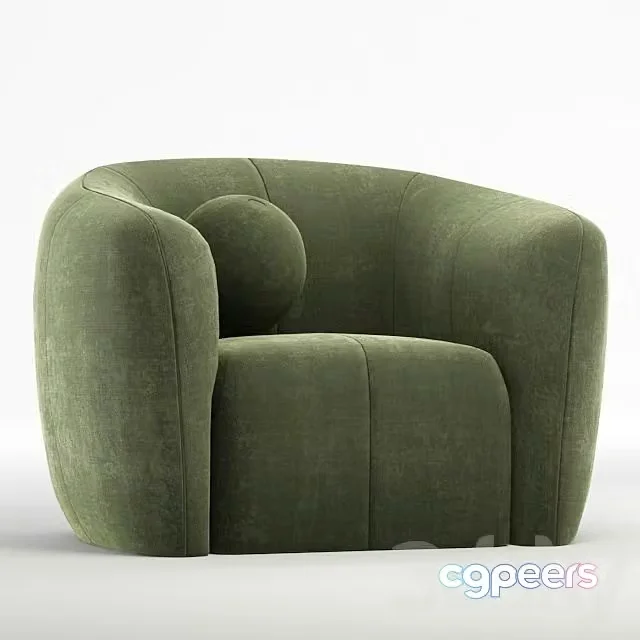 3ds Max Free – B&B Italia Armchair