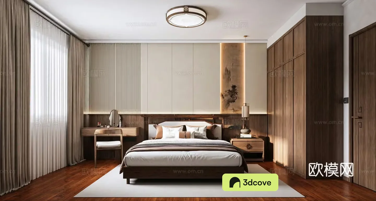 New Chinese bedroom