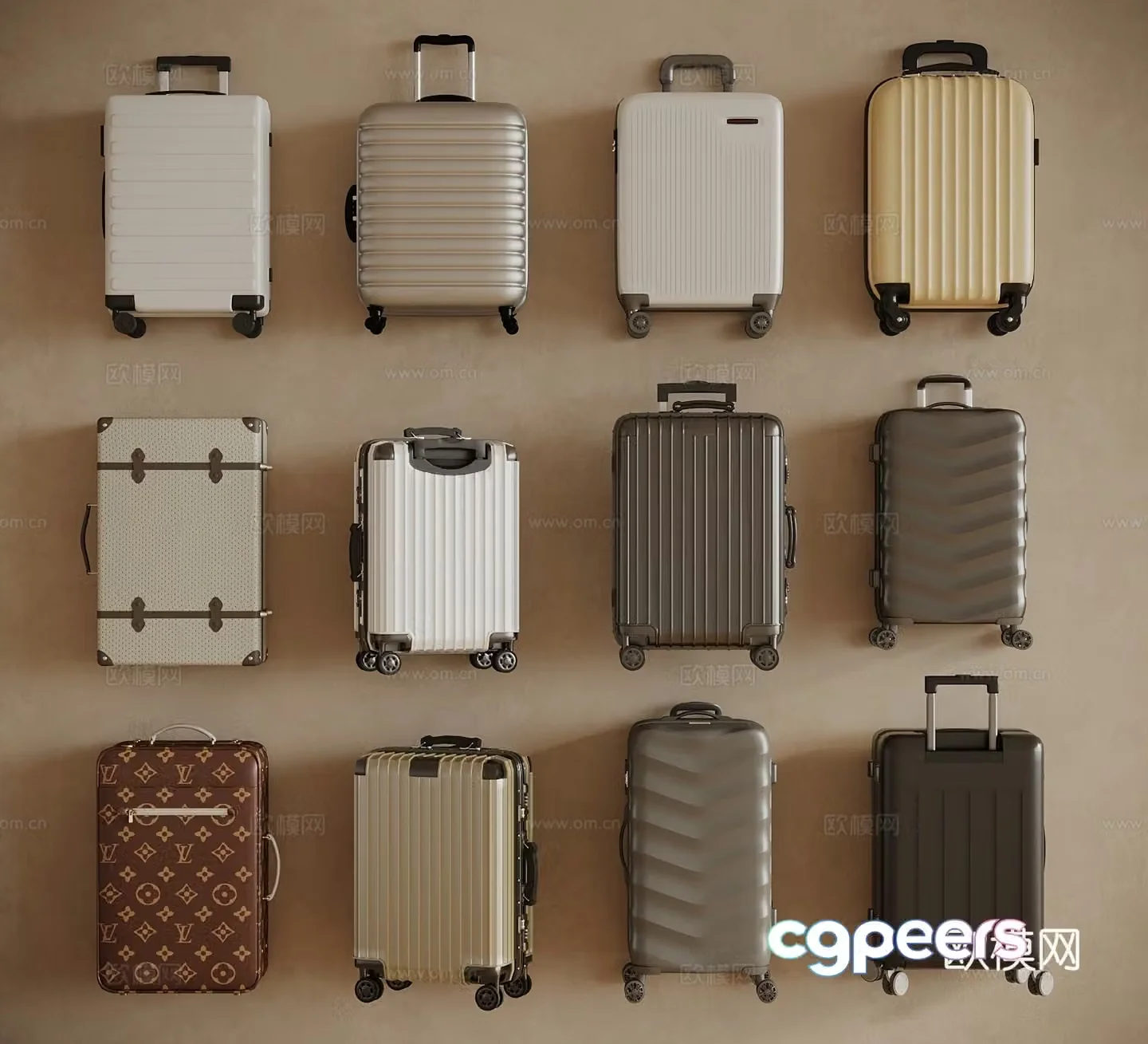 Suitcase 3d model