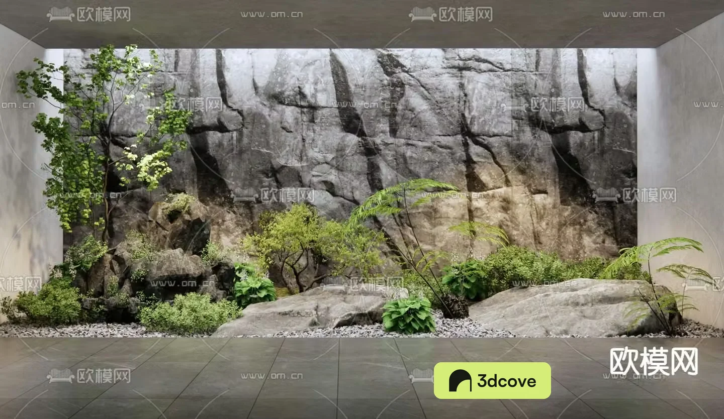 Landscape sketch plant landscaping landscape stone