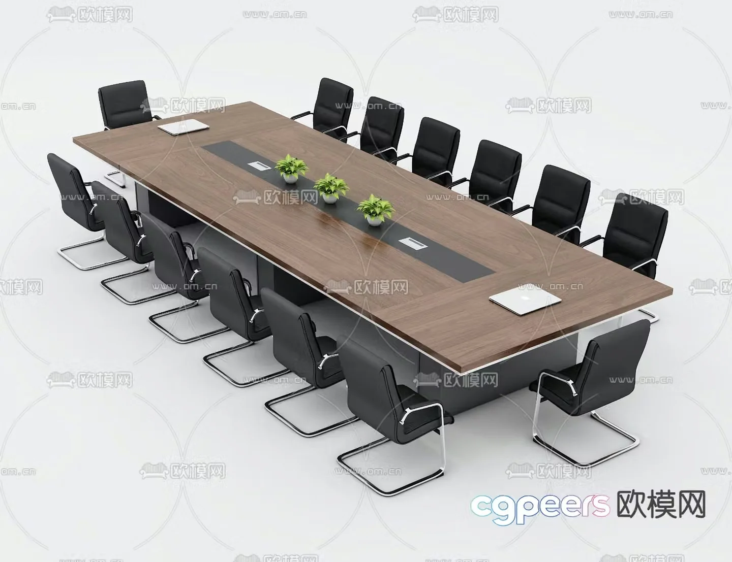 Modern conference table conference table 3d model