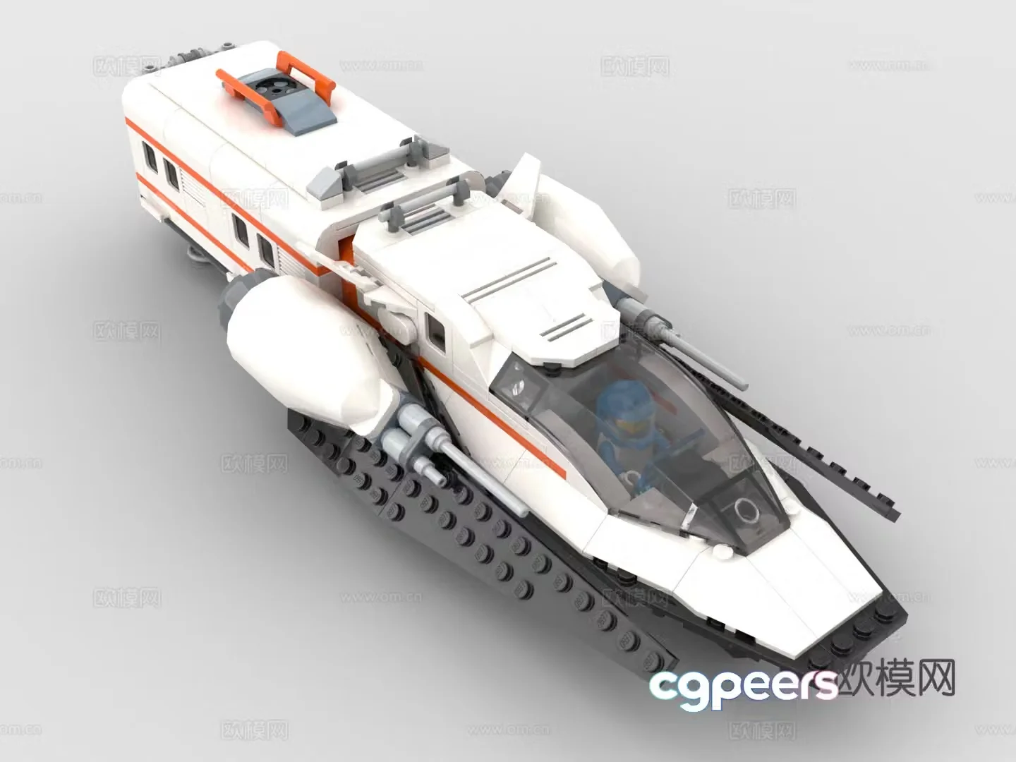 LEGO LEGO toys building blocks future tank sci-fi tank 3d model