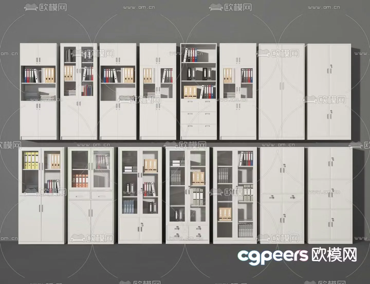File cabinet information cabinet filing cabinet 3d model